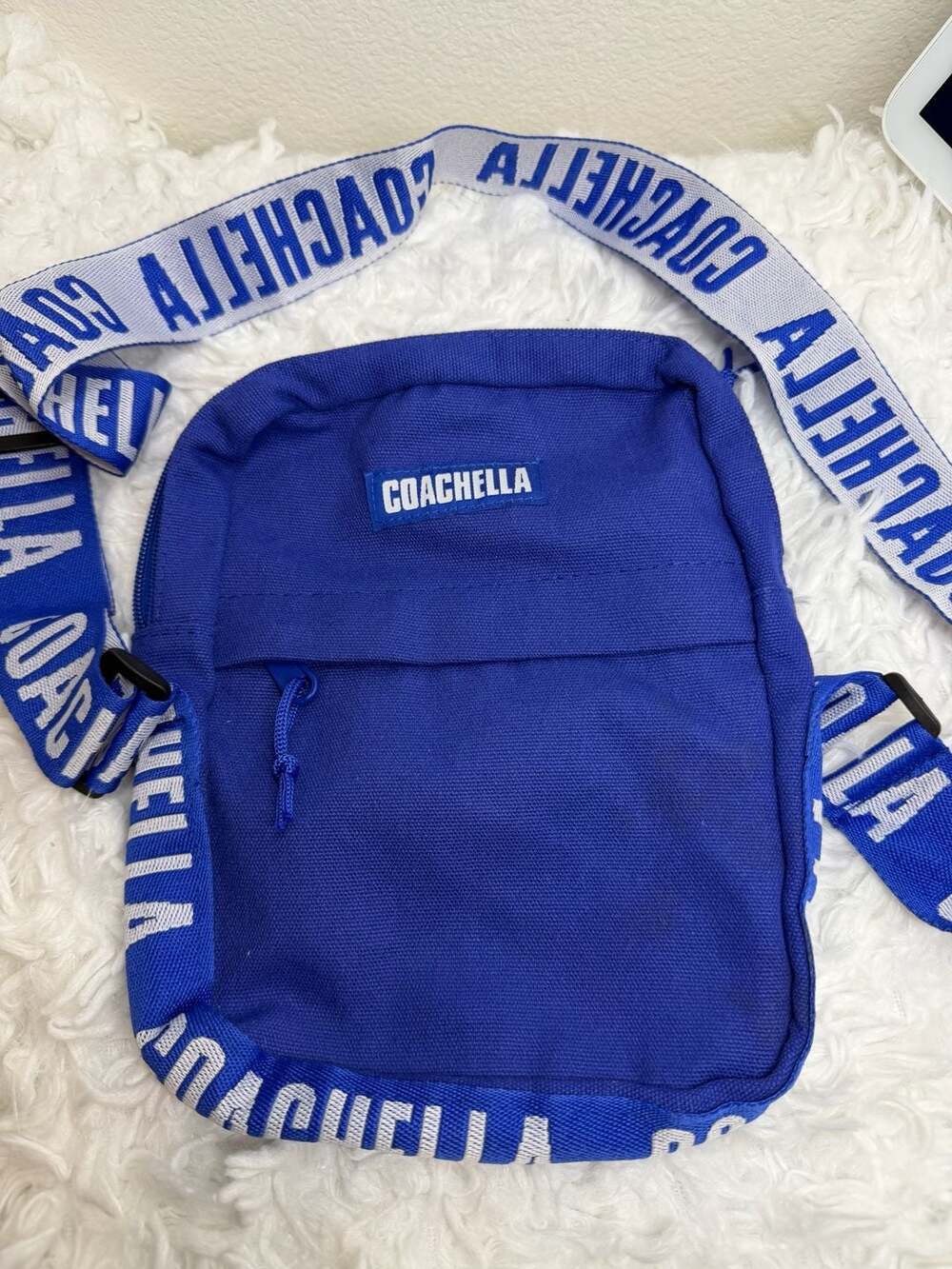 Coachella American Express Festival Crossbody Shoulder Bag Blue